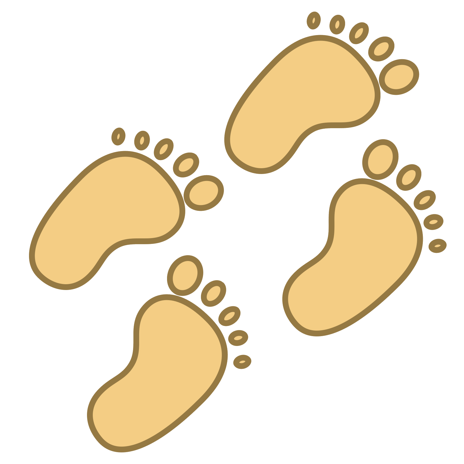 baby feet print png