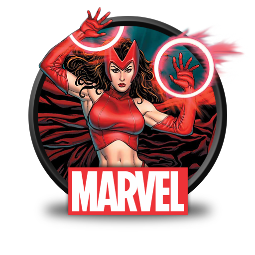 Scarlet Witch Character - App Icon - Fan Art transparent PNG