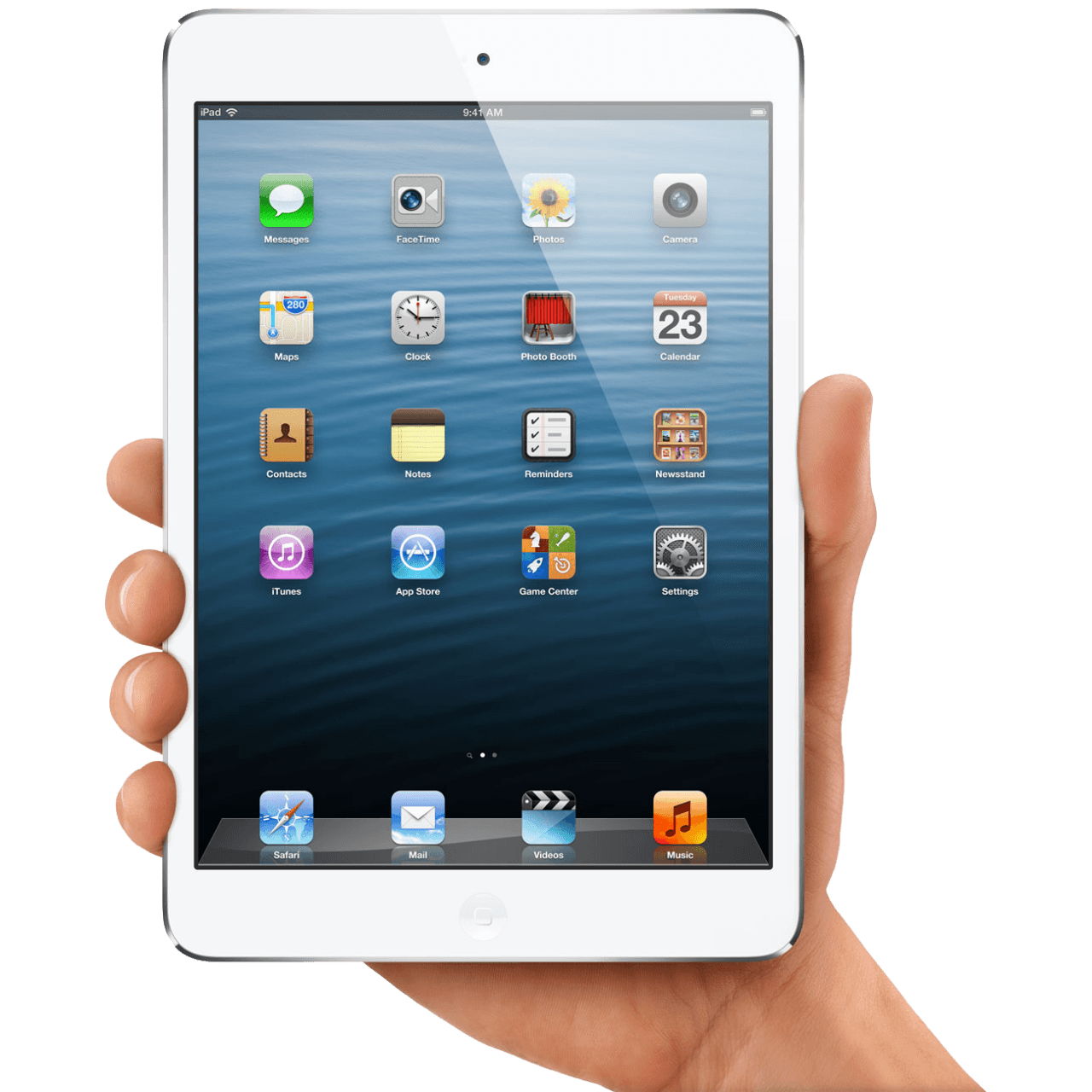 ipad in hand png