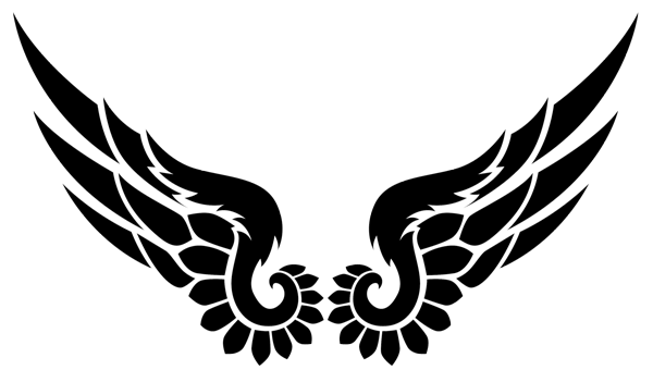 Black Wings Clipart for Free Download