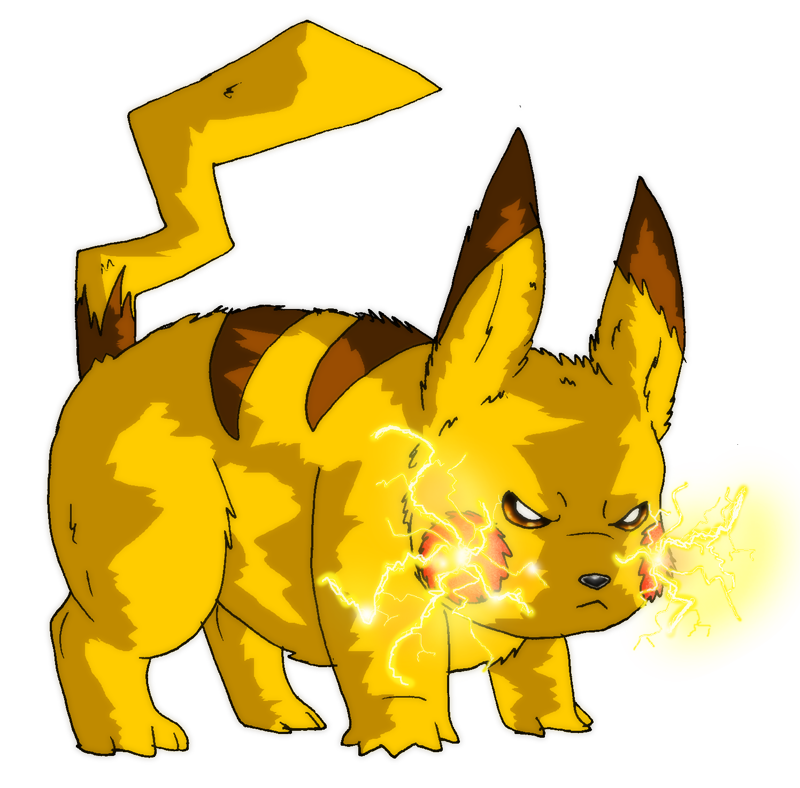 Download Angry Pikachu Transparent HQ PNG Image