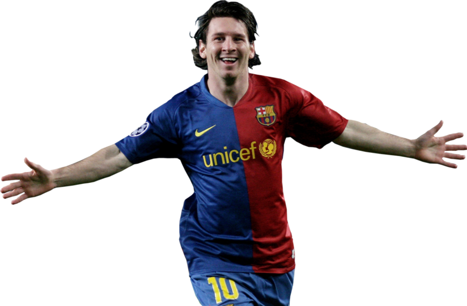 football player messi png