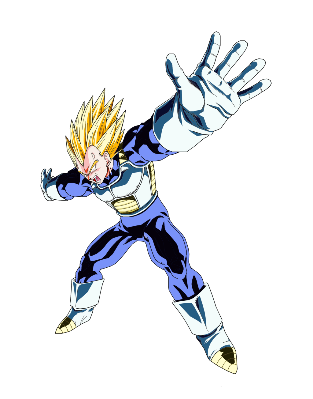 Download Vegeta Unleashes His Final Flash Wallpaper