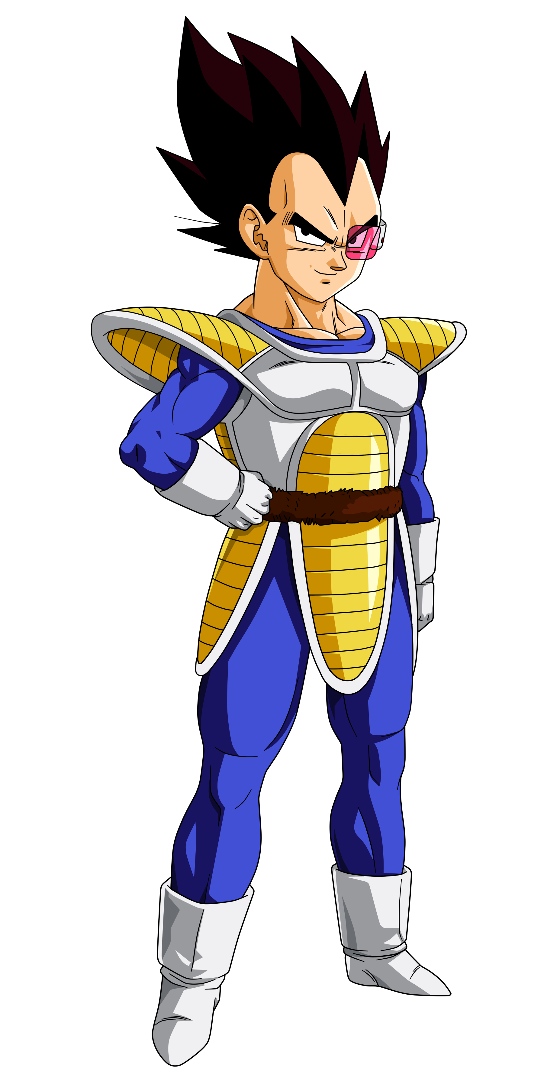 Dragon Ball Z Kai Vegeta Explorador , Png Download - Dragon Ball Z Vegeta  Drawing, Transparent Png - vhv