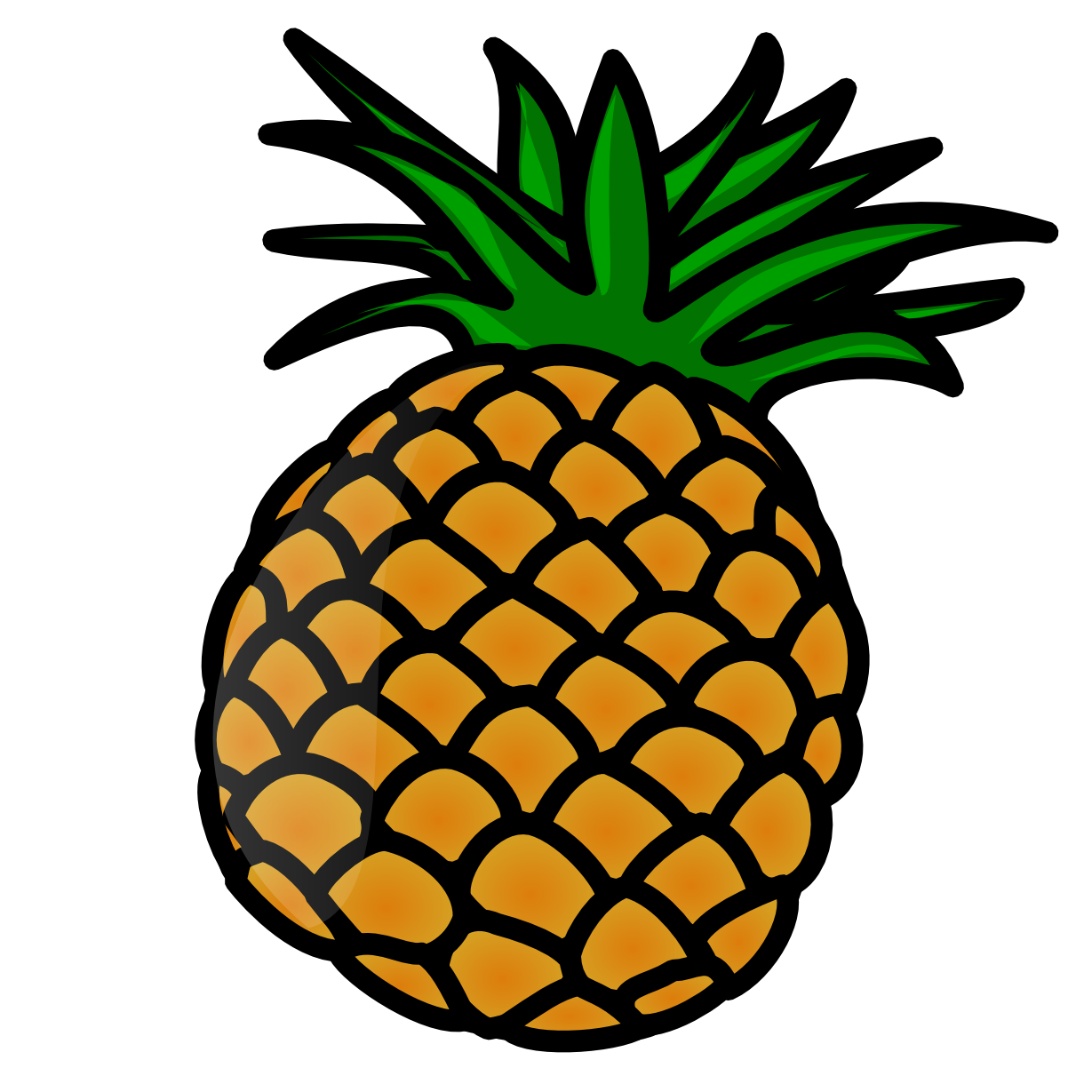 Download Cartoon Pineapple Clip Art HQ PNG Image | FreePNGImg