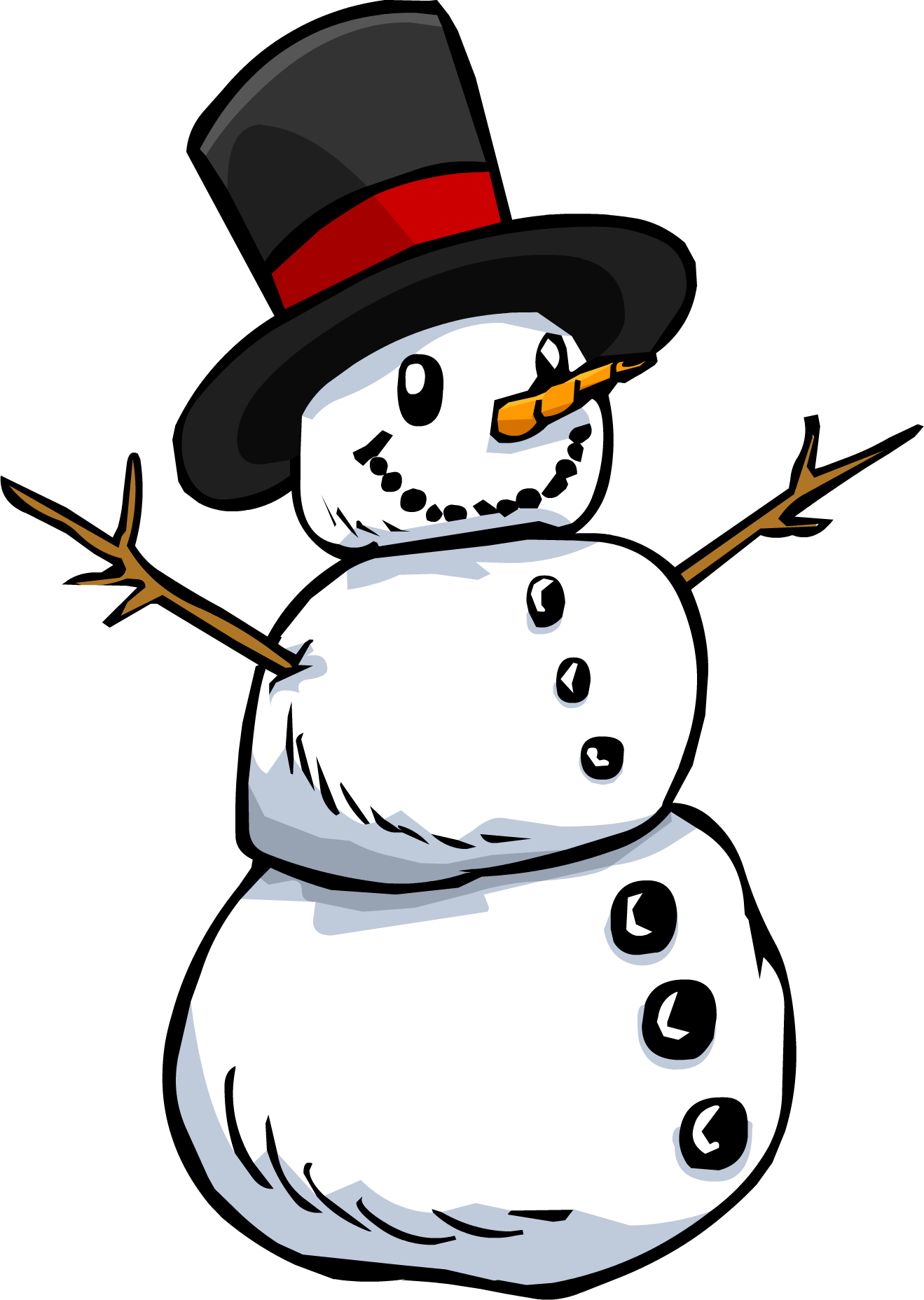 snowman clipart png