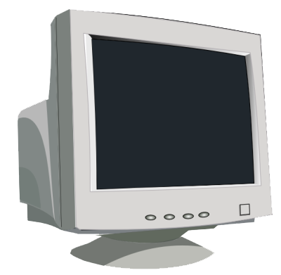 led monitor clipart