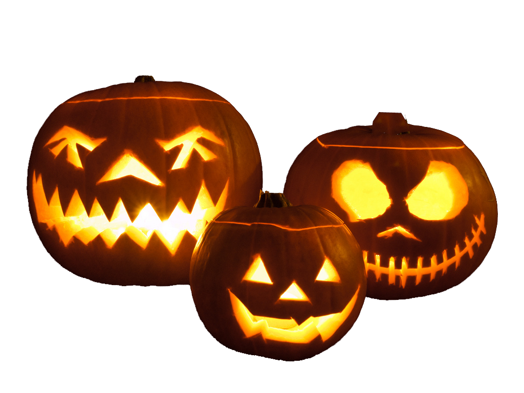 Scary pumpkin face on transparent background PNG - Similar PNG