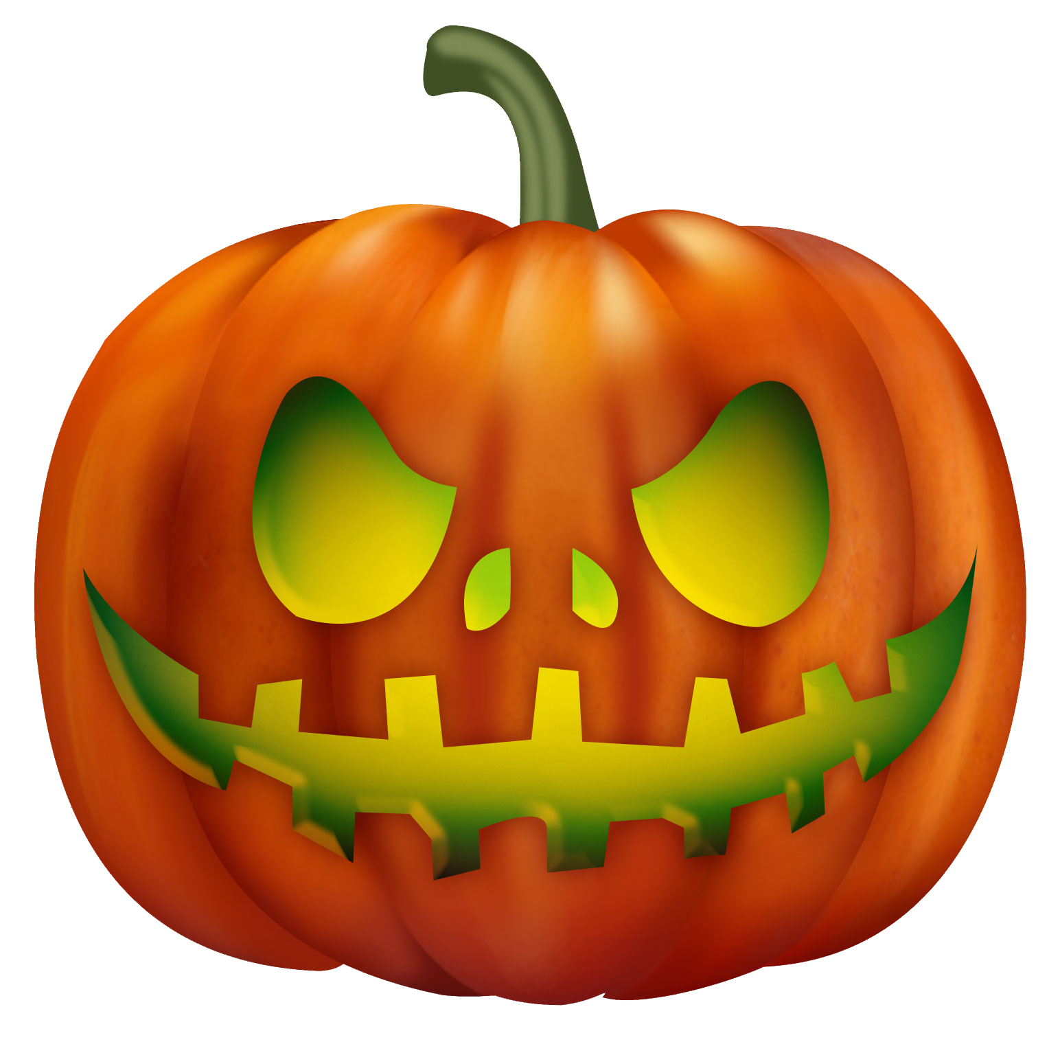 Scary pumpkin face on transparent background PNG - Similar PNG