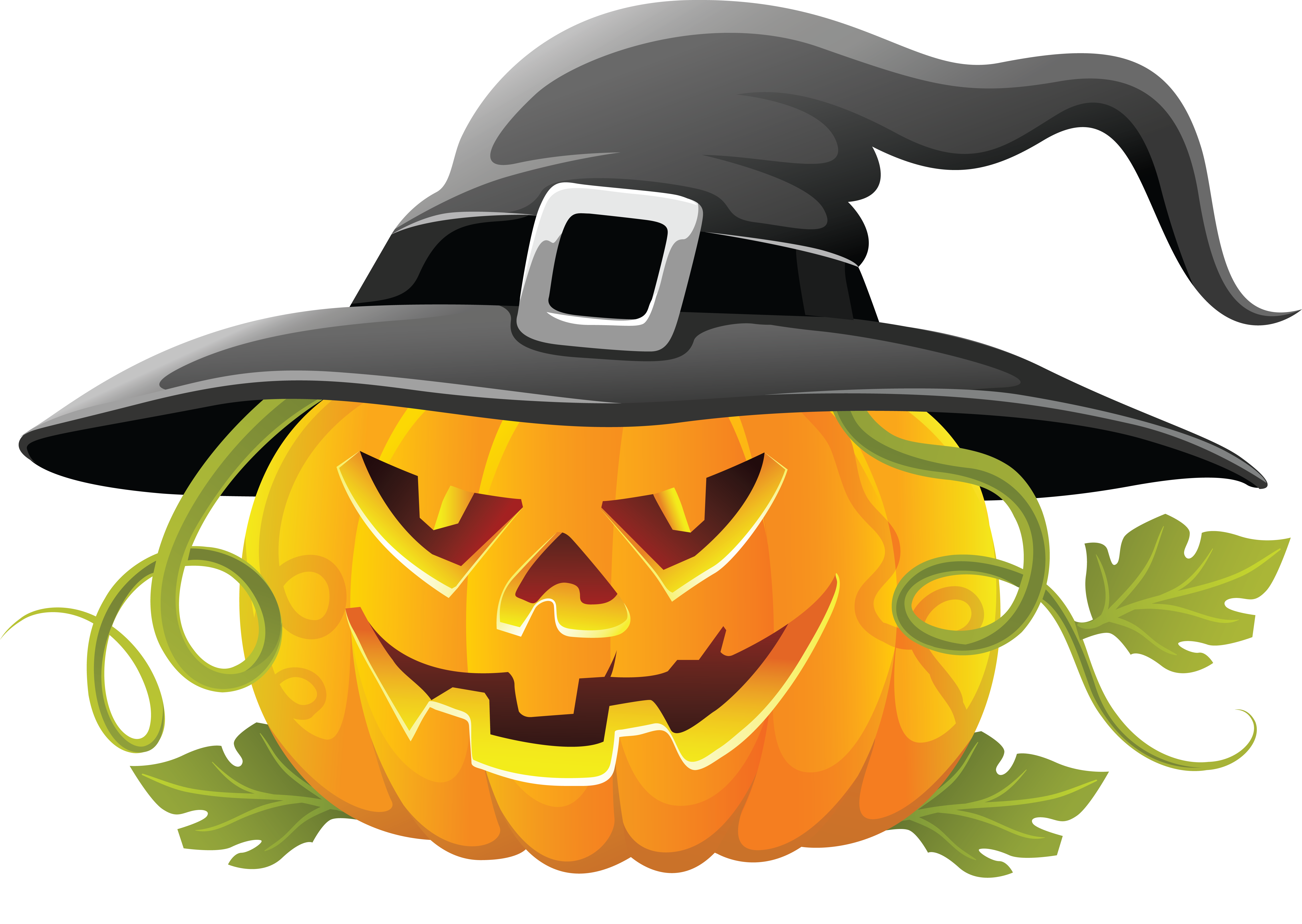 Scary face of Halloween pumpkin on transparent background PNG - Similar PNG