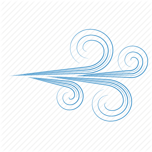 wind cartoon swirls