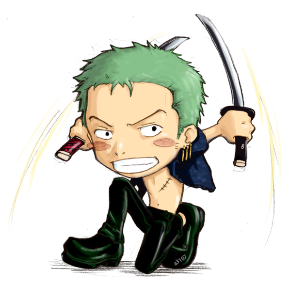 Download One Piece Zoro HQ PNG Image