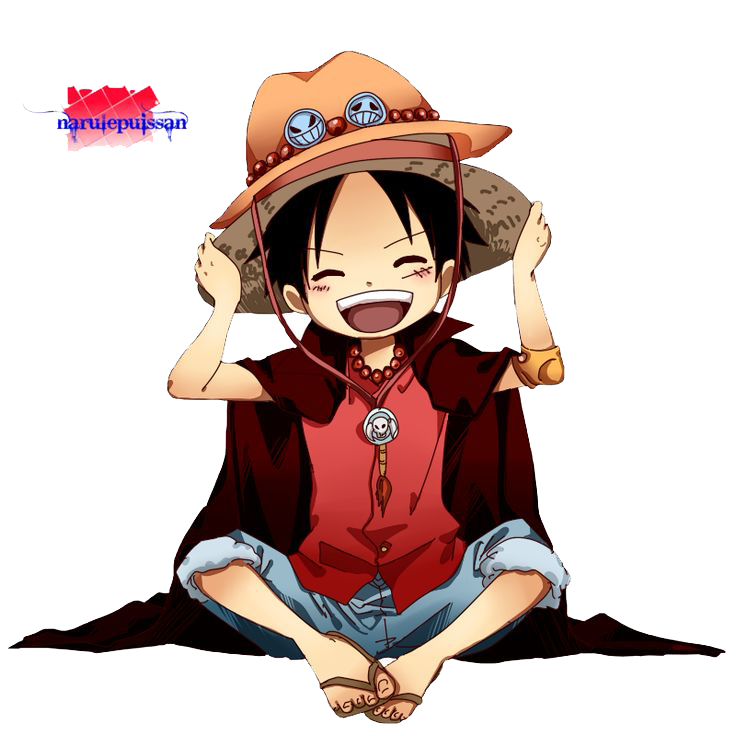 luffy kawai chibi cute, onepiece anime. vector design and doodle art. for  icon, logo, collection and others. 16552335 Vector Art at Vecteezy