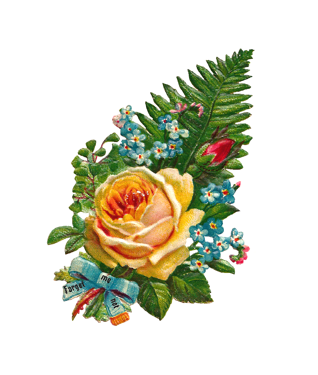 buke of flowers png clipart