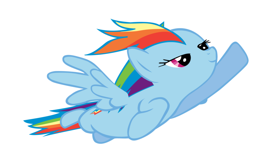 Ponies - My Little Pony Rainbow Dash, HD Png Download, png download,  transparent png image