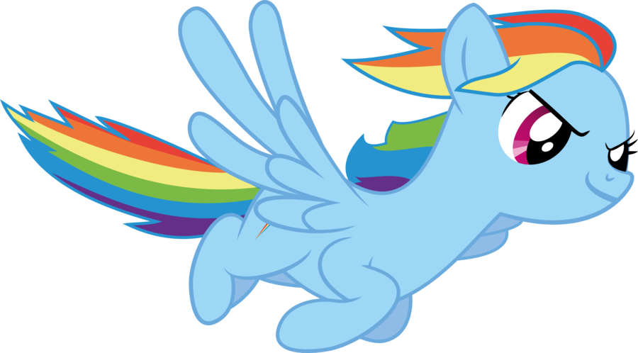 rainbow dash flying animation