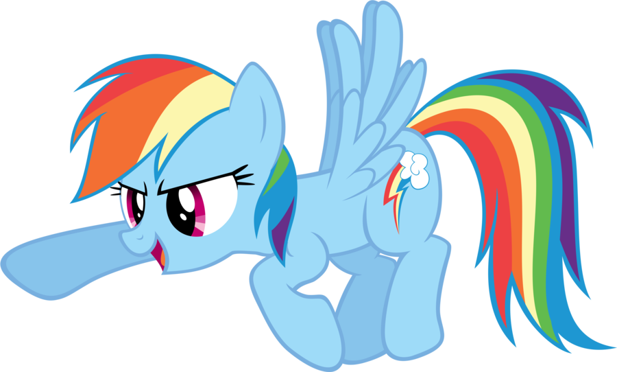 Ponies - My Little Pony Rainbow Dash, HD Png Download, png download,  transparent png image