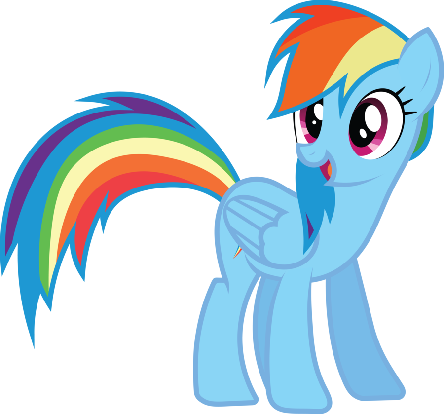 Ponies - My Little Pony Rainbow Dash, HD Png Download, png download,  transparent png image