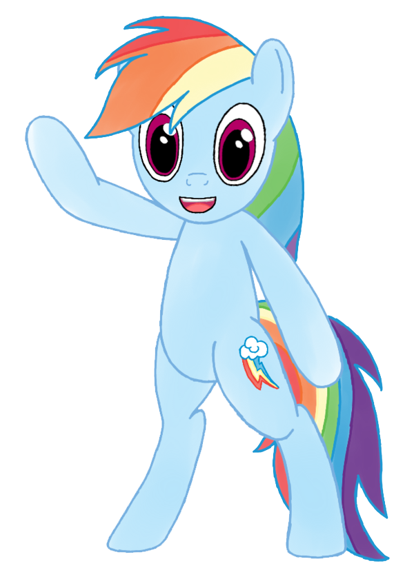 Free: Rainbow Dash Vector - My Little Pony Rainbow Dash 