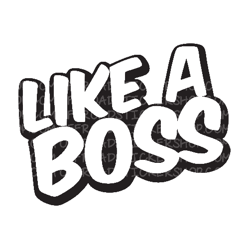 boss clipart black and white