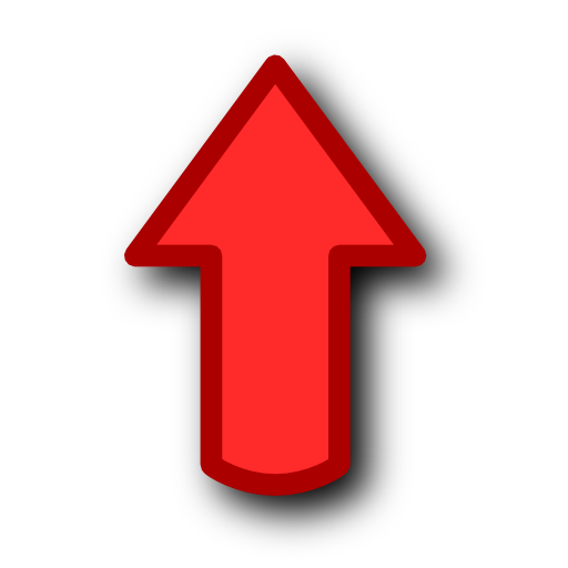 up arrow transparent