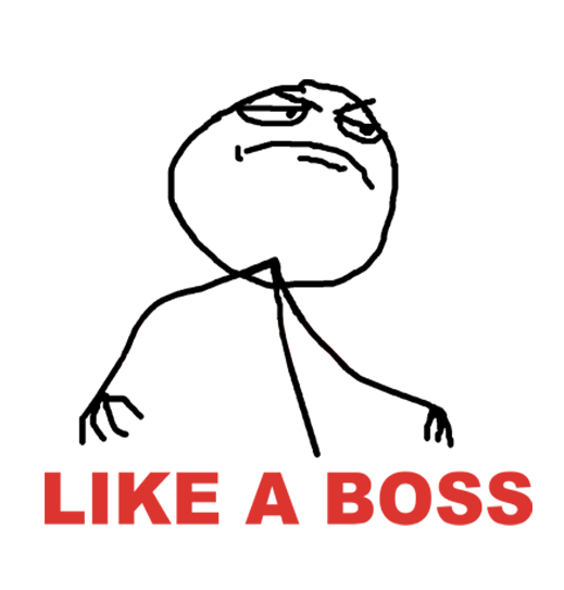 Like a Boss Meme Cutting SVG Files Clipart Instant Download 