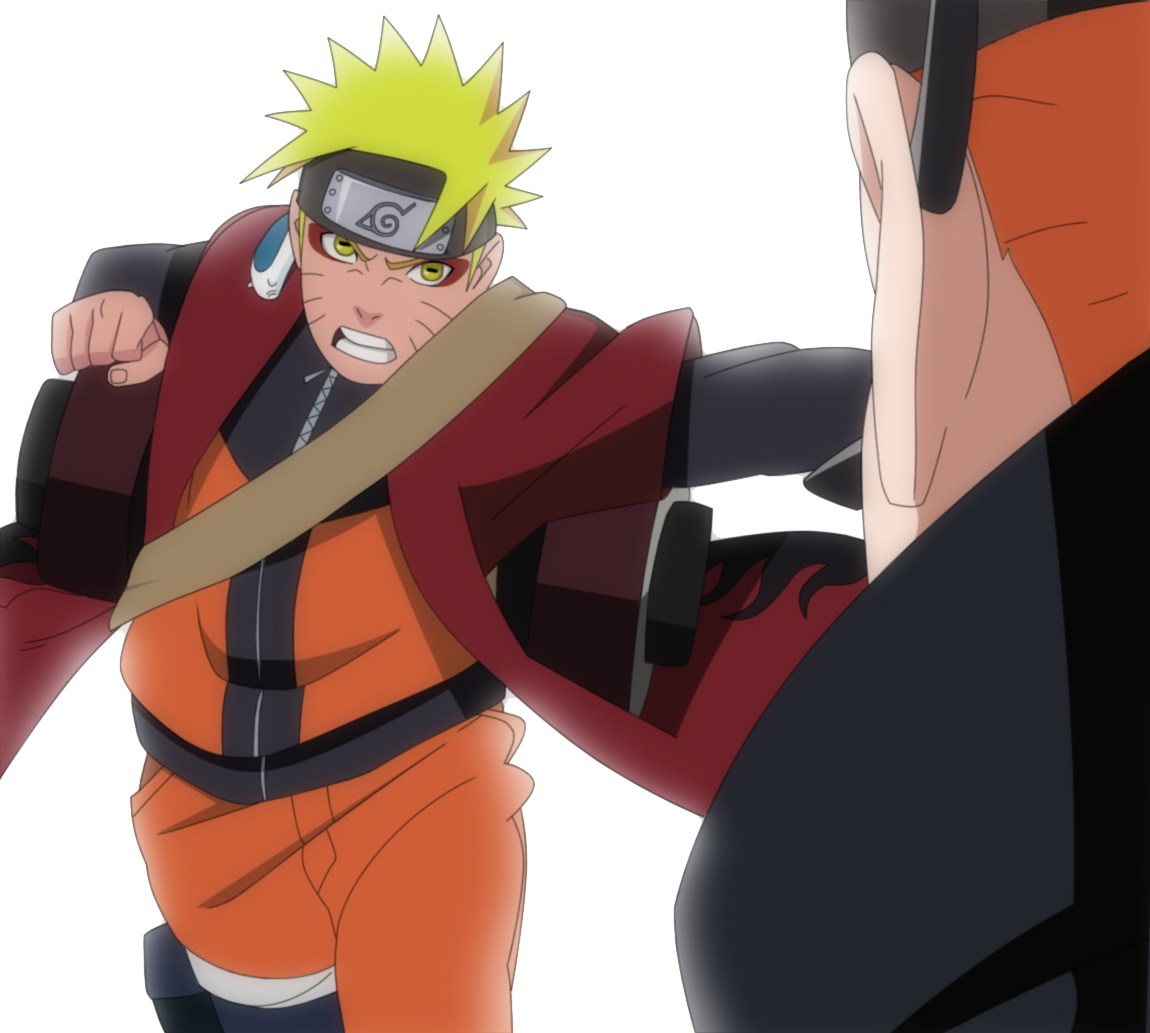 naruto sage mode vs pain