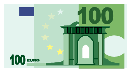 100 Euro Png