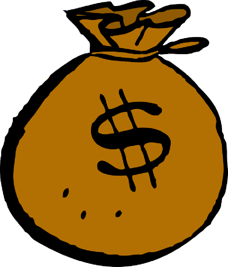 Bag with money on transparent background PNG - Similar PNG