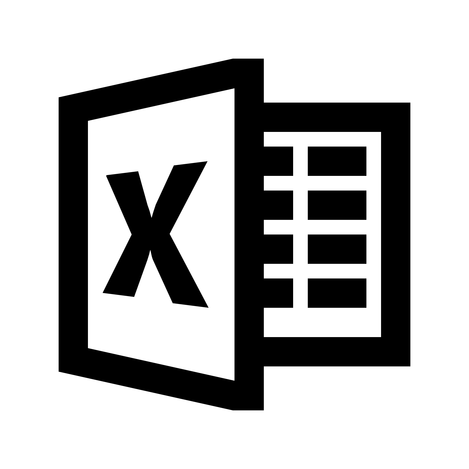 excel icon transparent