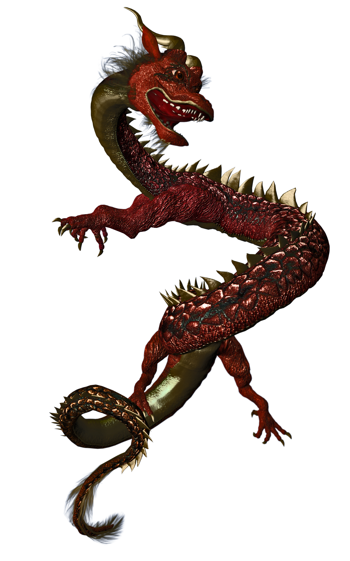 Download Realistic Dragon Clipart HQ PNG Image