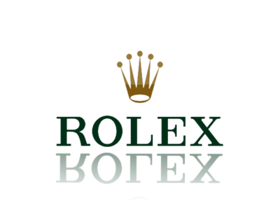 Rolex discount logo white