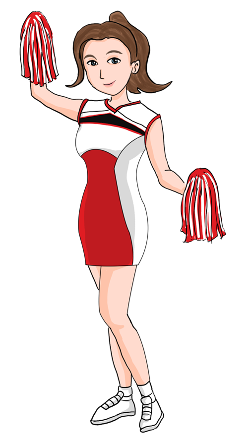 cheerleading clipart free downloads