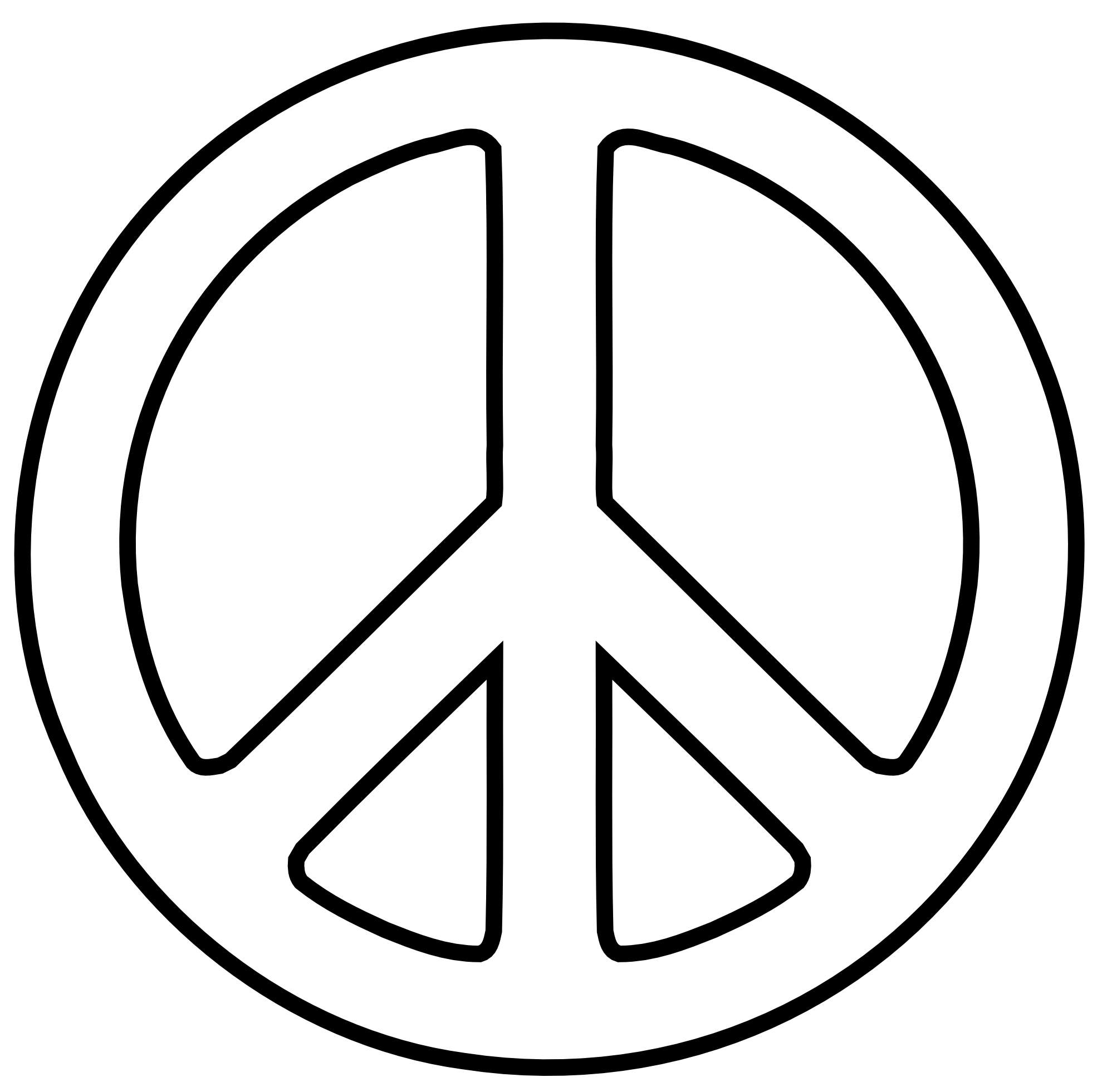 peace sign clip art