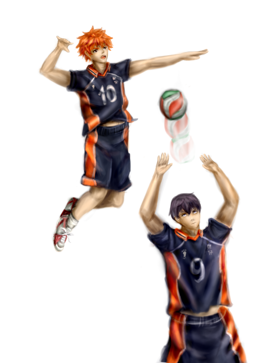 Free: Haikyu!! Anime Drawing Manga Character, Anime transparent background  PNG clipart 