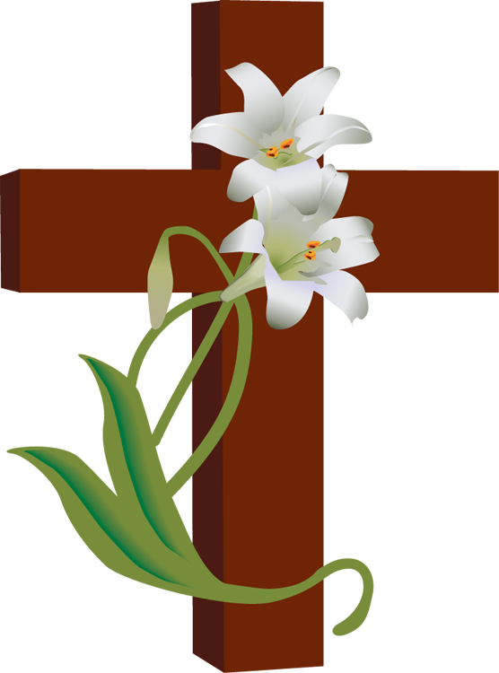 religious easter cross clipart