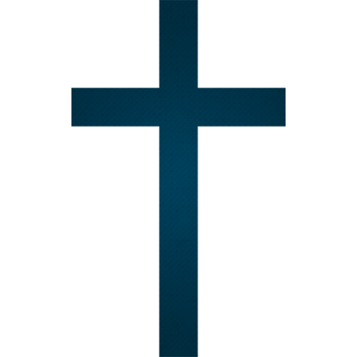 blue christian cross clipart