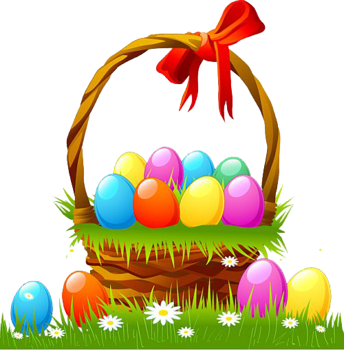 easter basket clip art