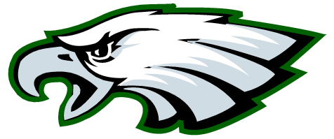 Go Eagles PNG, Digital Download Clipart Design with Doodle Football Fill  Letters, Green & Grey Glitter Splatter Accent, Football Sublimation