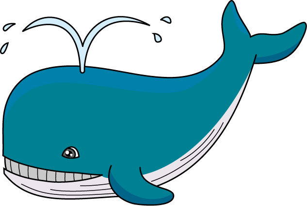 clip art cute whale