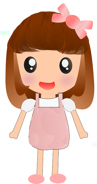 Download Cute Cartoon Girl Image HQ PNG Image | FreePNGImg