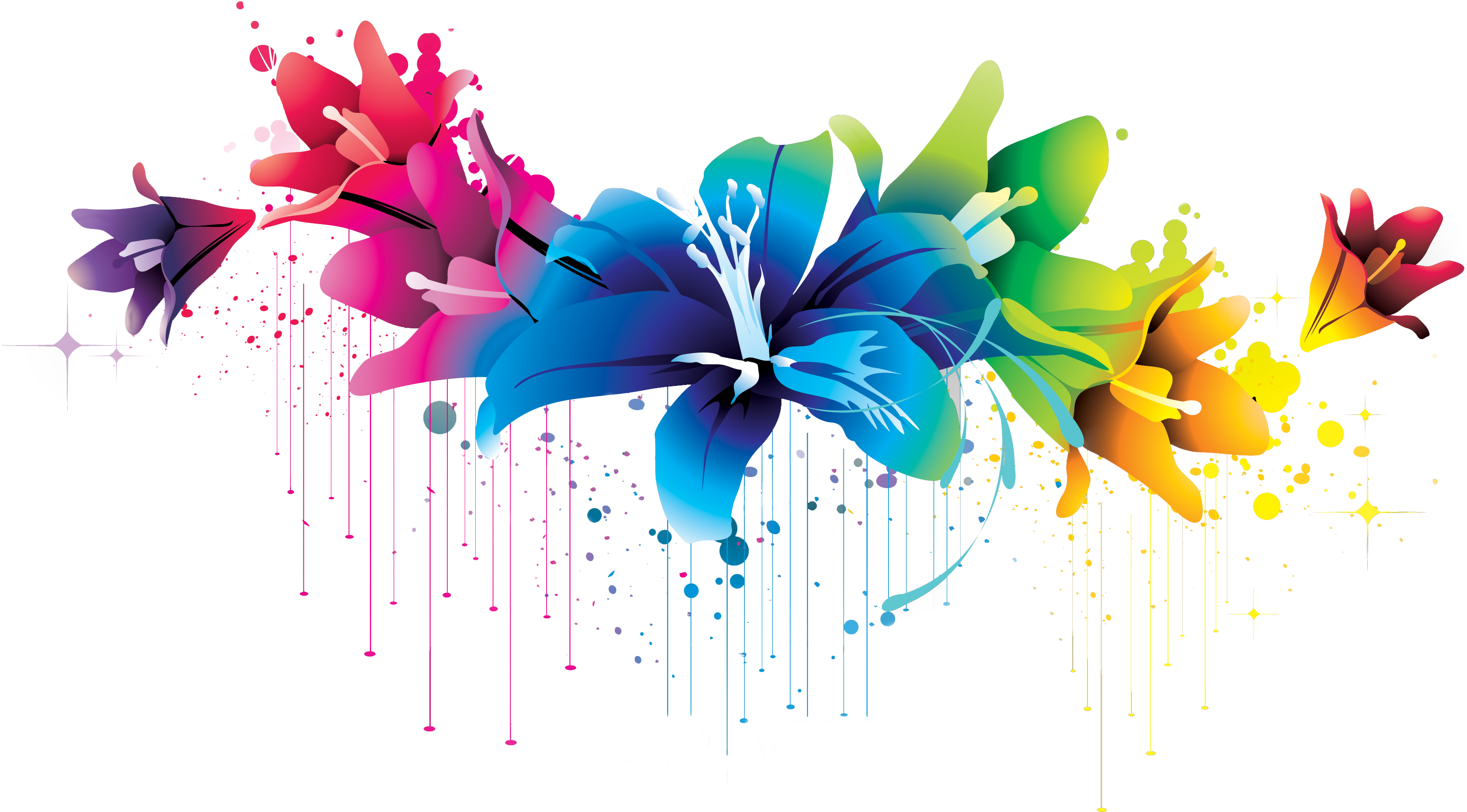 Download Colorful Flowers Image HQ PNG Image | FreePNGImg