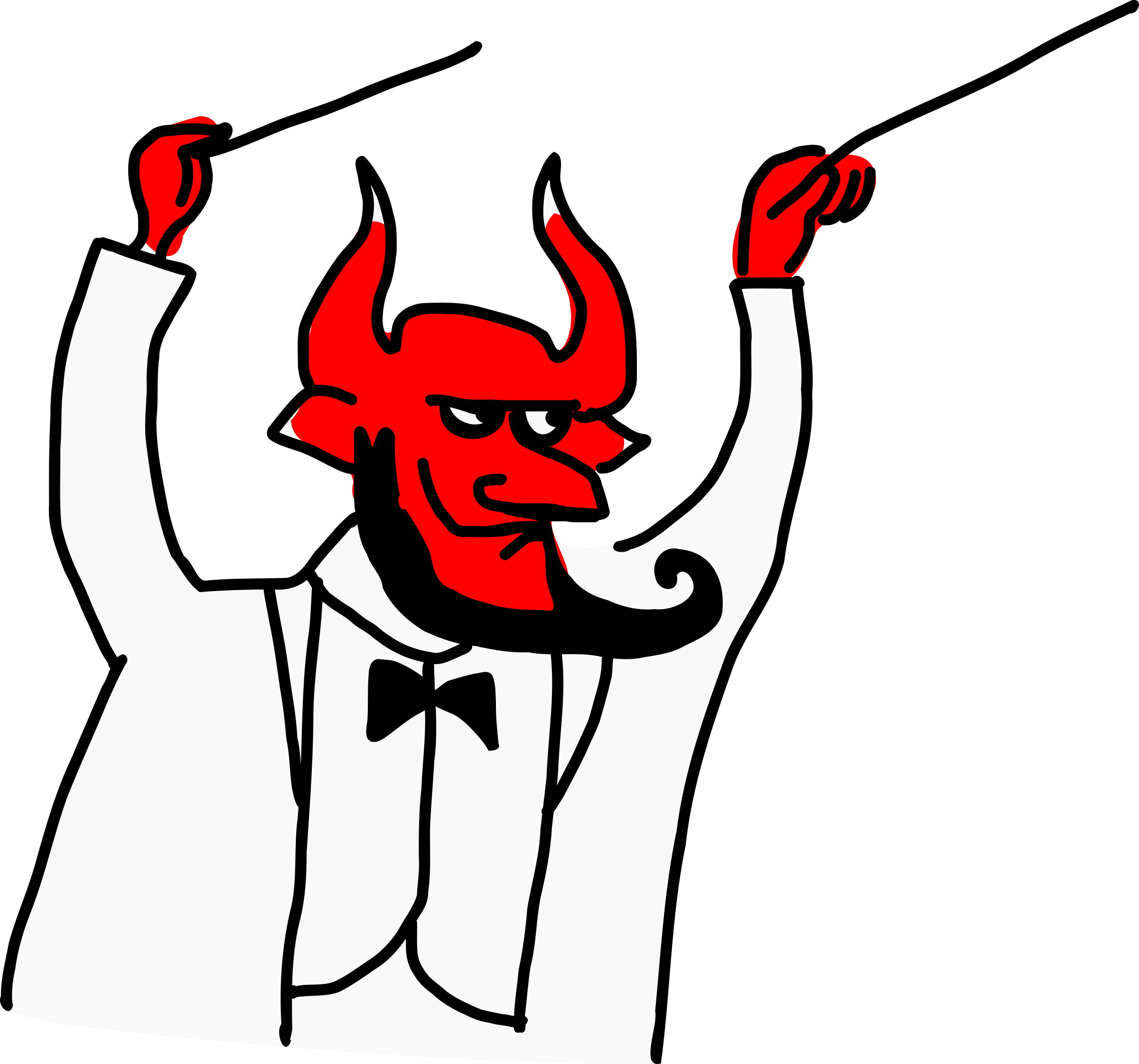 satan clipart black and white free