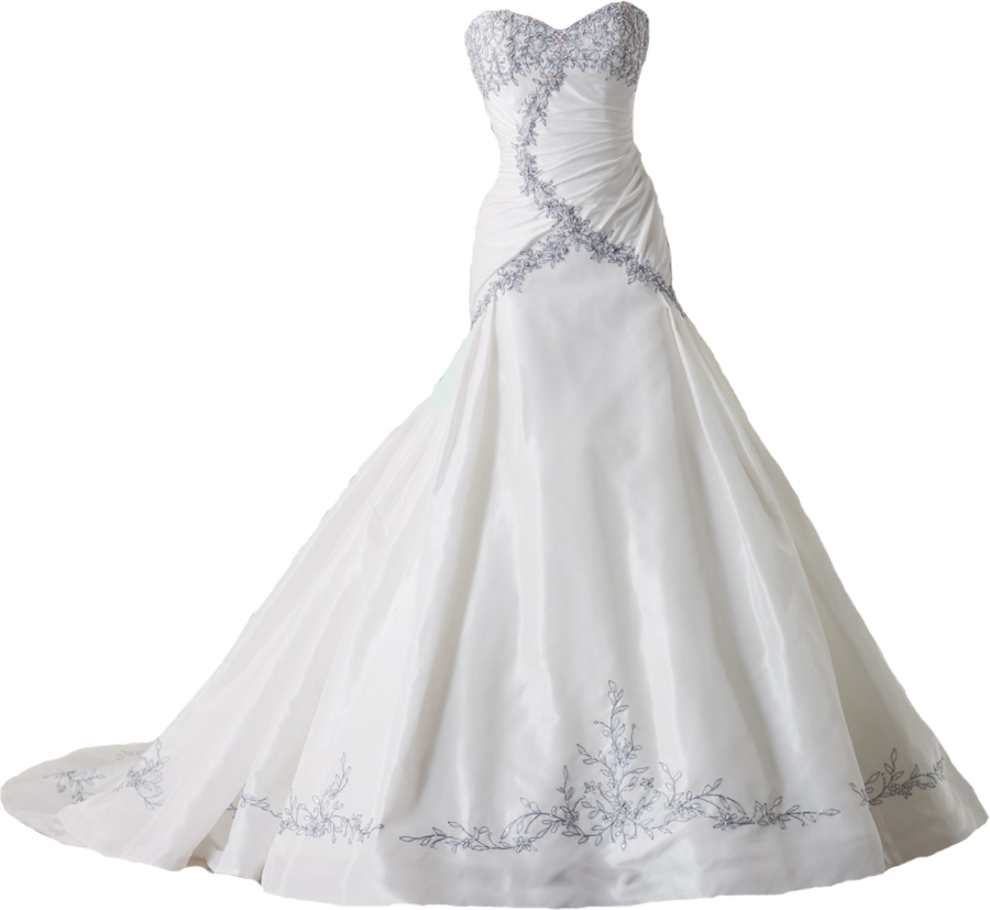 White wedding dress on transparent background PNG - Similar PNG