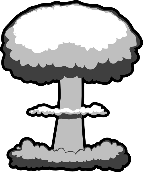 explosion clip art black and white png