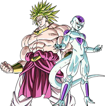 broly vs buu cell frieza