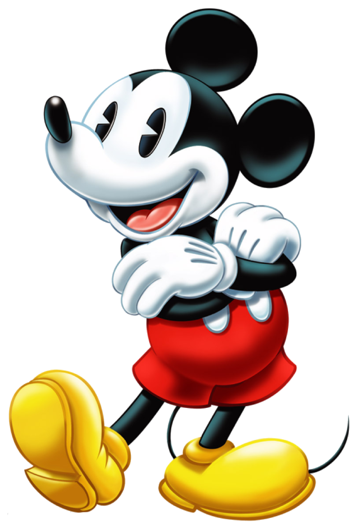 Mickey Mouse PNG Cartoon Image​