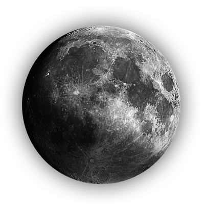 Shot of the moon isolated on transparent background PNG - Similar PNG