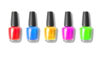 polished nails clipart