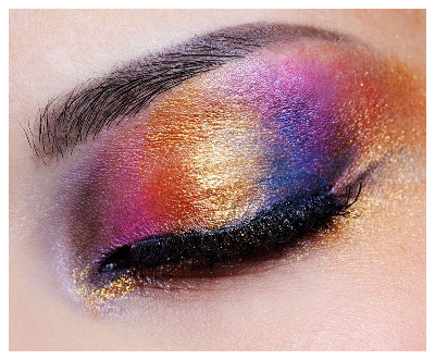 Makeup Of Eyes With Rainbow Colored Eyeshadows Background, Cute Makeup  Picture Background Image And Wallpaper for Free Download